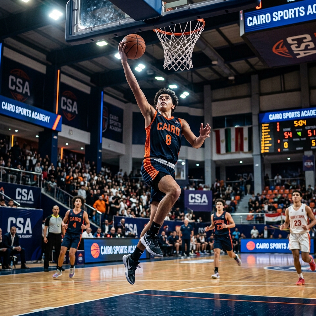 تدريب احترافي لكرة السلة في القاهرة